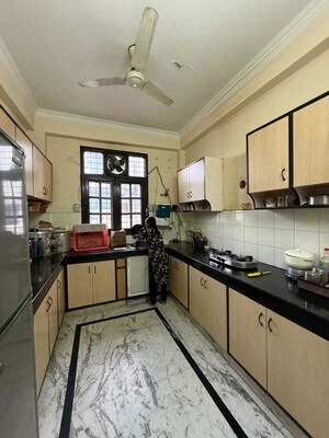 Kitchen in 3 BHK Builder Floor at Kalkaji – for Sale