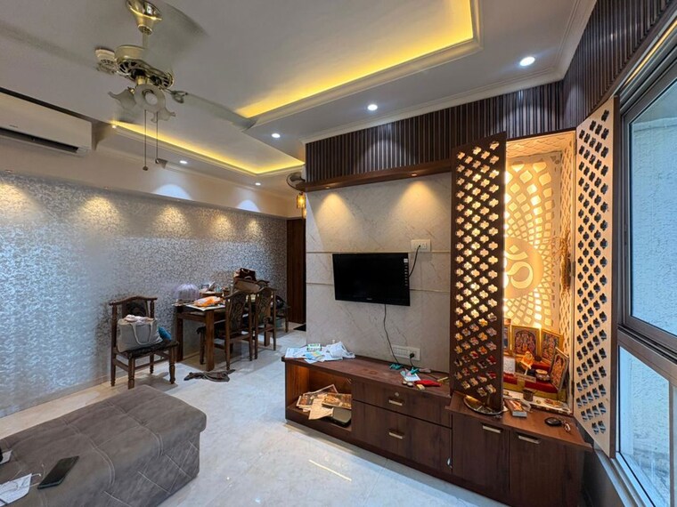 Living Room, lodha-splendora 3 Bedroom 1500 Sq.Ft. Apartment In Ghodbunder Road Thane 10166156