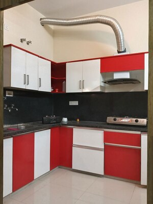 Kitchen in 3 BHK Builder Floor at Indra Nagar Colony – for Rent