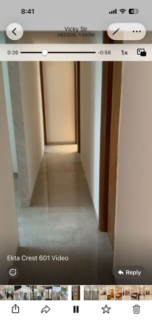 Building Lobby in 3 BHK Apartment at Ekta Crest, Chembur – for Rent