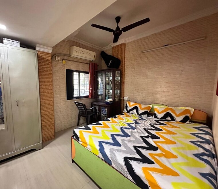 Bedroom, progressive-exotica 3 Bedroom 1500 Sq.Ft. Apartment In Kopar Khairane Navi Mumbai 10166227