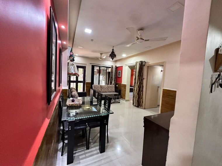 Living Room, progressive-exotica 3 Bedroom 1500 Sq.Ft. Apartment In Kopar Khairane Navi Mumbai 10166227