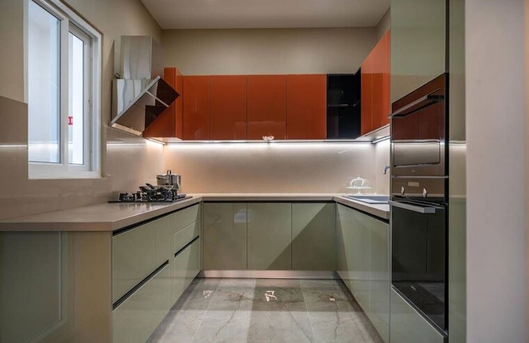 Kitchen, universal-botanika-tower-a-and-b 3 Bedroom 2272 Sq.Ft. Apartment In Gachibowli Hyderabad 10166240