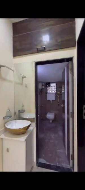 Bathroom in 3 BHK Apartment at Prathana Acharya Ashram, Borivali West – for Rent