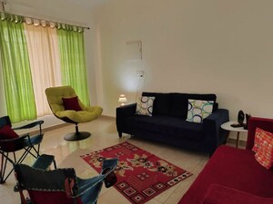 Living Room in 3 BHK Builder Floor at Jakhan – for Rent