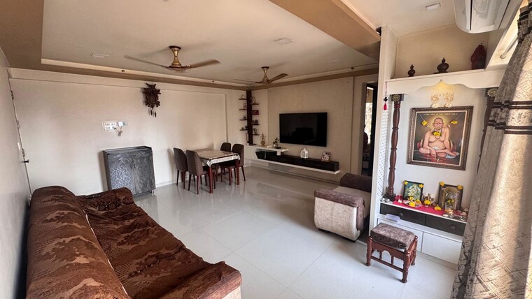 Living Room, divisha-sanskriti-signature 2 Bedroom 779 Sq.Ft. Apartment In Borivali West Mumbai 10166293