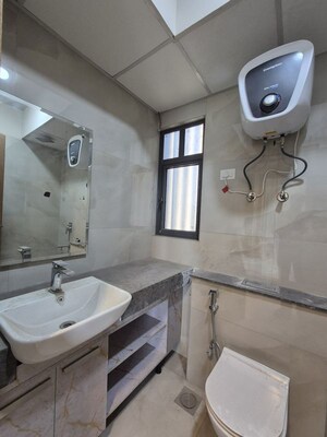 Bathroom in 3 BHK Builder Floor at Kohli One Malibu Town, Sector 47 – for Rent