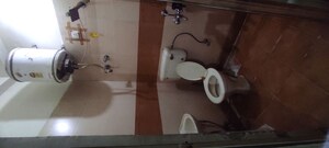 Bathroom in 1 BHK Builder Floor at Vidhayak Colony, Nyay Khand I – for Rent
