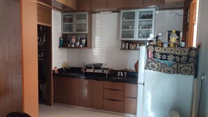 Kitchen in 3 BHK Apartment at Sola – for Sale