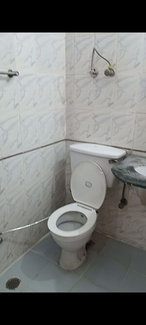 Bathroom in 2 BHK Apartment at Windsor and Nova Society, Ahinsa Khand 2 – for Rent