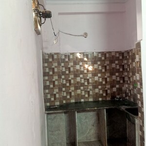 Kitchen in 1.5 BHK Builder Floor at Outram Lines – for Rent