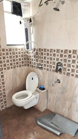 Bathroom in 3 BHK Apartment at Vijaylaxmi River Residency, Chikhali – for Rent