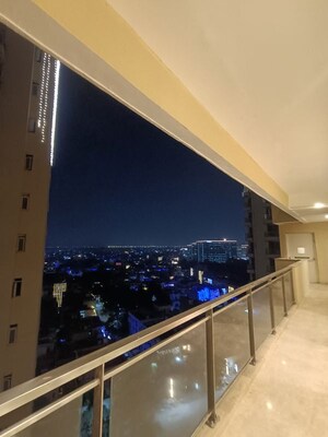 Balcony in 3 BHK Apartment at Ambience Creacions, Sector 22 – for Rent