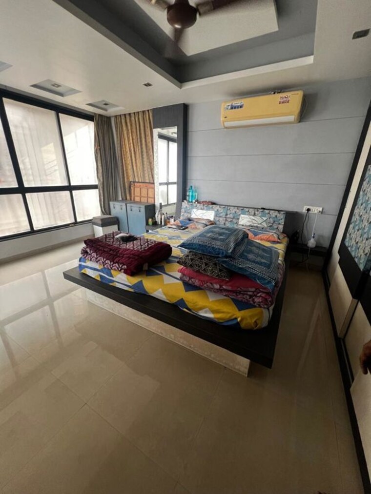 Bedroom, adajan 3 Bedroom 1200 Sq.Ft. Apartment In Adajan Surat 10121745