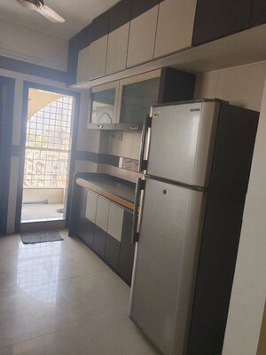 Kitchen in 3 BHK Apartment at Adajan – for Rent