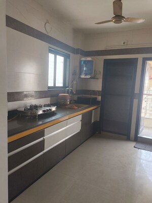 Kitchen in 3 BHK Apartment at Adajan – for Rent