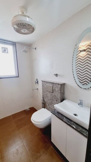 Bathroom in 3 BHK Apartment at Gupta Awas, Sector 43 – for Rent