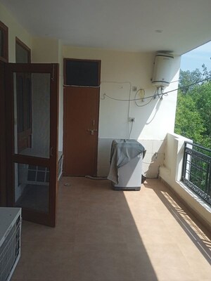 Balcony in 3 BHK Apartment at Mohit House, Sushant Lok I – for Rent