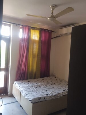 Bedroom in 3 BHK Apartment at Mohit House, Sushant Lok I – for Rent