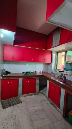 Kitchen in 1.5 BHK Apartment at Unitech The Palms, Sector 117 – for Rent