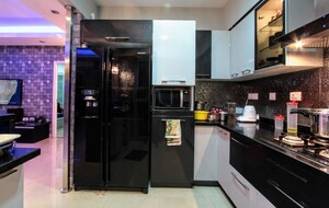 Kitchen in 3 BHK Apartment at Puravankara Elita Promenade, Jp Nagar – for Rent