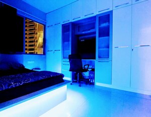 Living Room in 3 BHK Apartment at Puravankara Elita Promenade, Jp Nagar – for Rent