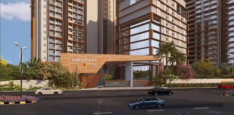 Exterior View, candeur-lakescape 3 Bedroom 1917 Sq.Ft. Apartment In Kondapur Hyderabad 10166598
