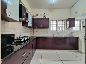 Kitchen in 3 BHK Apartment at Vars Parkwood, Bellandur – for Rent