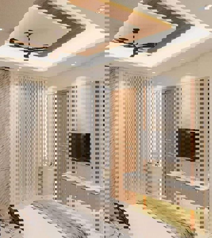 3 BHK + Study Room 1525 Sq.Ft. Apartment in DLF Capital Greens Phase I And II