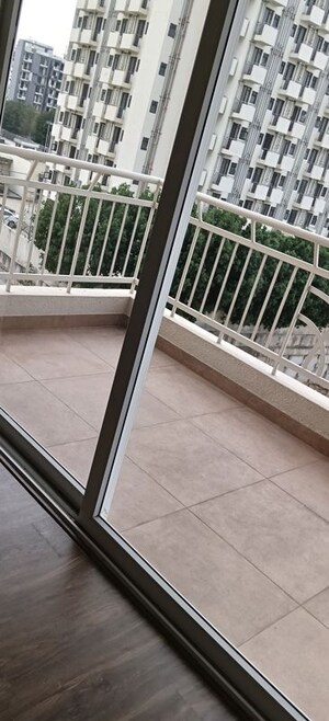 Balcony in 3 BHK Apartment at The Center Court, Sector 88a – for Rent