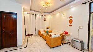 Living Room in 3 BHK Builder Floor at Vaishali Sector 6 – for Rent