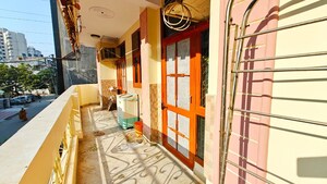 Balcony in 3 BHK Builder Floor at Vaishali Sector 6 – for Rent