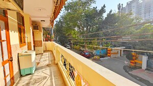 Balcony in 3 BHK Builder Floor at Vaishali Sector 6 – for Rent