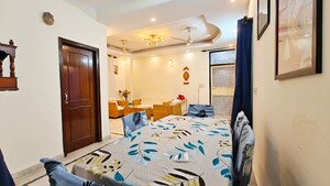 Dining area in 3 BHK Builder Floor at Vaishali Sector 6 – for Rent