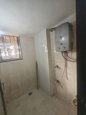 Bathroom in 1 BHK Apartment at Sai Sangh CHS, Nerul – for Rent