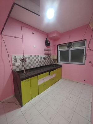 Kitchen in 1 BHK Apartment at Sai Sangh CHS, Nerul – for Rent