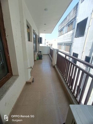 Balcony in 3 BHK Builder Floor at Sector 43 – for Rent