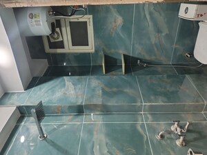 Bathroom in 1 BHK Builder Floor at Saket – for Rent