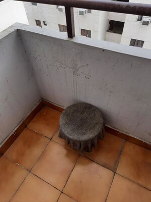 Bathroom in 3 BHK Apartment at Greenwood Apartment, Gomti Nagar – for Rent