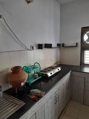 Kitchen in 3 BHK Apartment at Greenwood Apartment, Gomti Nagar – for Rent