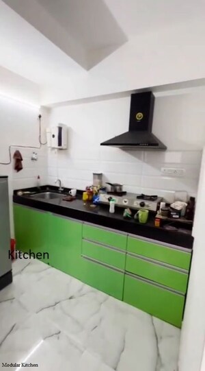 Kitchen in 1 BHK Apartment at VTP One, Kharadi – for Rent