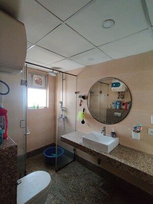 Bathroom in 3 BHK Apartment at ABA Cleo County, Sector 121 – for Rent