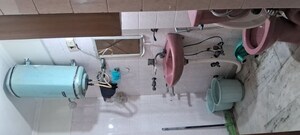 Bathroom in 3.5 BHK Apartment at Sarita Vihar – for Rent