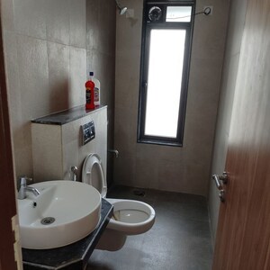 Bathroom in 1 BHK Apartment at Vinayak CHS, Malad West – for Rent