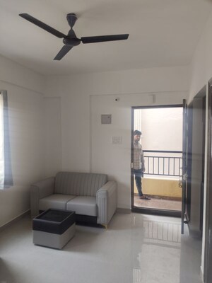 Living Room in 2 BHK Apartment at Krishna Residency Kadubeesanahalli, Kadubeesanahalli – for Rent