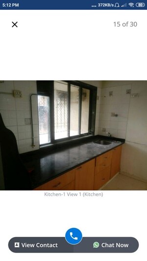 Kitchen in 3 BHK Apartment at Shivam Shankaram Residency, Chembur – for Rent