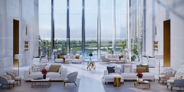Living Room, m3m-trump-tower 4 Bedroom 3525 Sq.Ft. Apartment In Sector 65 Gurgaon 10166920