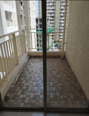 Balcony in 2 BHK Apartment at Majestique Manhattan Phase 2, Wagholi – for Rent