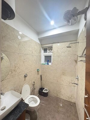 Bathroom in 3 BHK Apartment at Guru Nanak Enclave, Dhakoli – for Sale