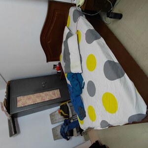 Master Bedroom in 1 BHK Apartment at Satellite Garden, Goregaon East – for Rent